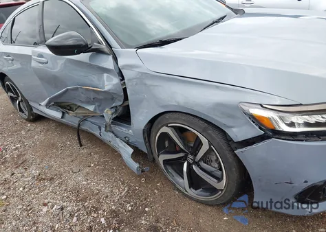 2022 Honda Accord Sport из США, поврежденный, VIN 1HGCV1F3XNA106450